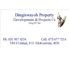 Dingiswayoh Property Development & Projects