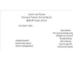 Jason-Lee Rouse Personal Trainer