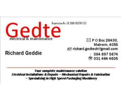 Gedte  Electrical & Maintenance